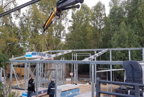 בנייה מתקדמת למבנה מגורים 150 מ”ר