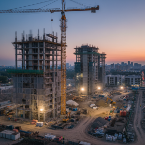 בנייית וילות מודרניות עם סטנדרט גבוה לבית פרטי בבנייה מודרנית